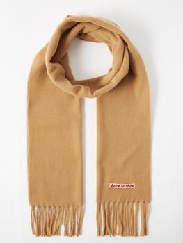 推荐Canada fringed wool scarf商品