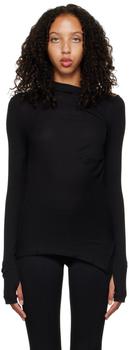 Helmut Lang | SSENSE Exclusive Black Long Sleeve T-Shirt商品图片,7.2折