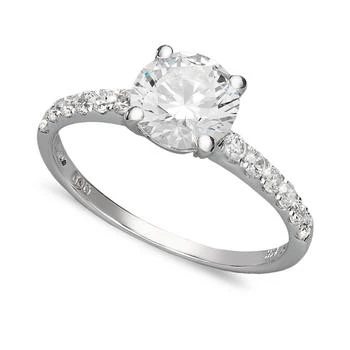 Arabella | 14k White Gold Ring, Cubic Zirconia Wedding Ring (2-3/4 ct. t.w.),商家Macy's,价格¥2919