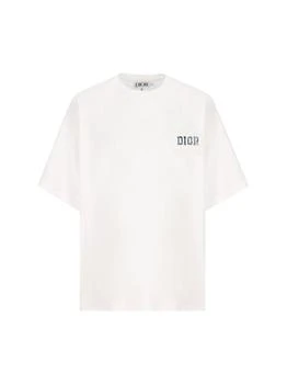 Baby Dior | Baby Dior Crewneck Short-Sleeved T-Shirt,商家Cettire,价格¥2185