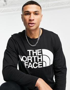 The North Face | The North Face Standard logo long sleeve t-shirt in black商品图片,