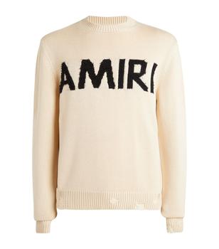 amiri卫衣真假, AMIRI | Distressed Logo Sweater商品图片 