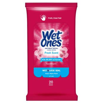 商品Antibacterial Hand Wipes Travel Pack Fresh,商家Walgreens,价格¥21图片