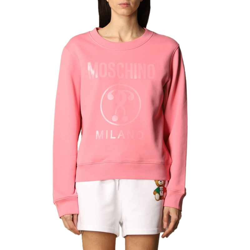 冬装莫斯奇诺卫衣, Moschino | MOSCHINO 女士粉色棉质卫衣 1718-0527-1207商品图片 独家减免邮费