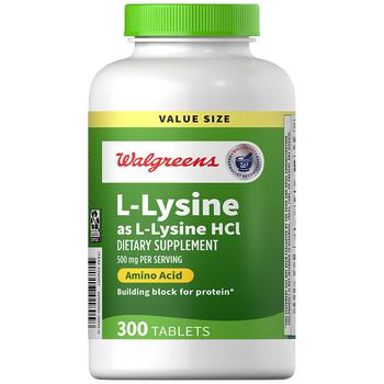 商品Walgreens | L-Lysine 500 mg,商家Walgreens,价格¥144图片