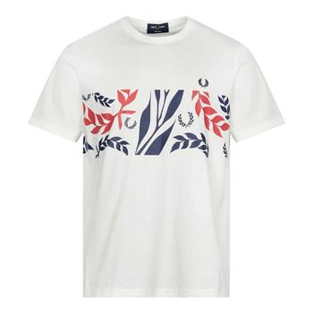 Fred Perry | Fred Perry Vine Graphic T-Shirt - Snow White商品图片,7折