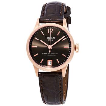 女士tissot automatic, Tissot | T-Classic Automatic Brown Dial Ladies Watch T099.207.36.447.00商品图片 4.3折