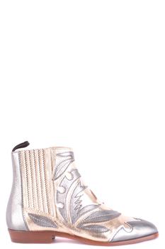 Santoni, Santoni | Santoni Boots in Silver/Gold商品图片 5.5折