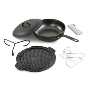 Gsi Outdoors | GSI Outdoors - Guidecast 10" Cast Iron Cookset,商家New England Outdoors,价格¥750
