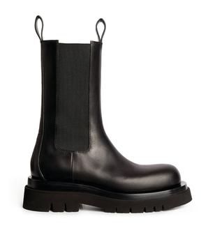 bottega veneta鞋, Bottega Veneta | Leather Lug Boots商品图片 