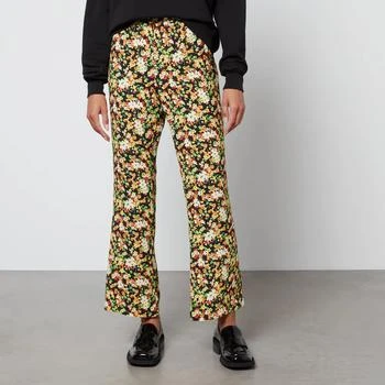 推荐Marni Floral-Print Crepe Trousers商品