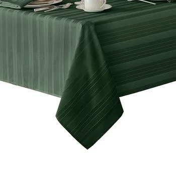 Elrene Home Fashions | Denley Stripe Jacquard Tablecloth, 52" x 52",商家Bloomingdale's,价格¥261