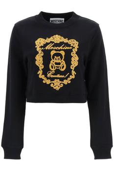 推荐Moschino Cropped Sweatshirt With Teddy Bear Embroidery商品