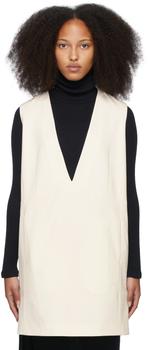maison margiela replica low行李箱, MAISON MARGIELA | Off-White V-Neck Dress商品图片 2折, 满2件减$5, 满减