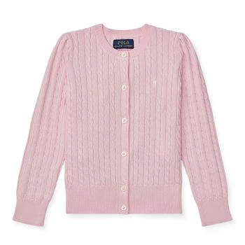 Cable Knit Cotton Cardigan (Toddler)