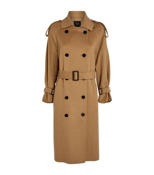 商品Maje | Wool-Blend Trench Coat,商家Harrods,价格¥5420图片