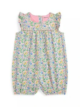 Ralph Lauren | Baby Girl's Floral Bubble Playsuit,商家Saks Fifth Avenue,价格¥336