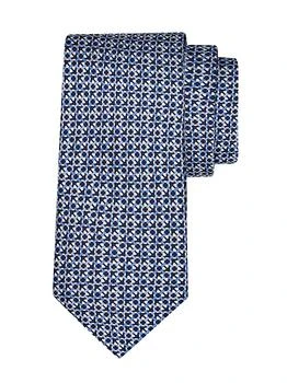 Salvatore Ferragamo | Anteo Gancio Woven Silk Tie,商家Saks Fifth Avenue,价格¥1770