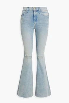 推荐Super Cruiser distressed mid-rise flared jeans商品