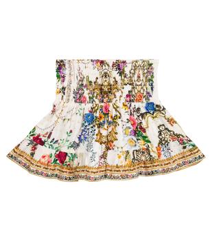 Camilla是什么牌子, Camilla | Floral cotton jersey skirt商品图片 6折