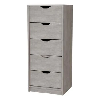 Homezia | 18" Oak Five Drawer Standard Chest,商家Premium Outlets,价格¥2191