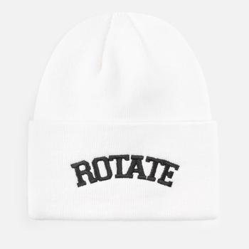 推荐Rotate Sunday Logo-Embroidered Ribbed-Knit Beanie商品