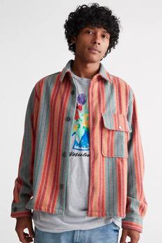 BDG | BDG Mason Blanket Stripe Overshirt商品图片,