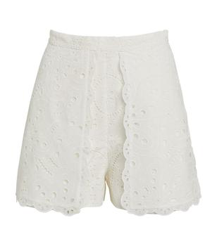 推荐Embroidered Alda Shorts商品