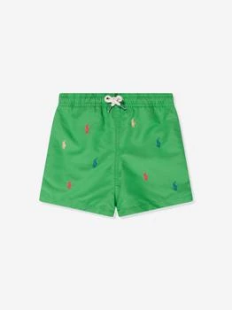 Ralph Lauren | Boys Logo Swim Shorts in Green,商家Childsplay Clothing,价格¥596