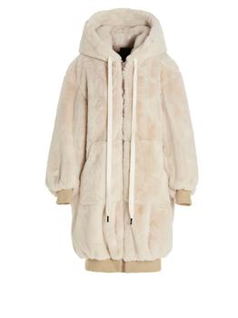 推荐Eco fur hooded jacket商品