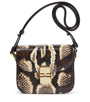 推荐Grace Small snake-effect shoulder bag商品