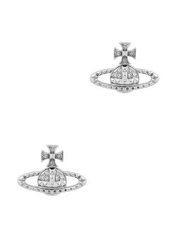 商品Mayfair Bas Relief silver-tone orb earrings图片