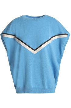 Brunello Cucinelli | Bead-embellished striped cashmere sweater商品图片,3.5折