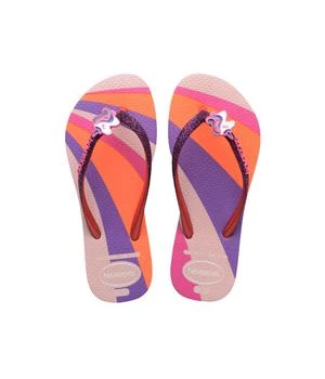 Havaianas | Slim Glitter Flip Flop Sandal (Toddler/Little Kid/Big Kid),商家Zappos,价格¥67