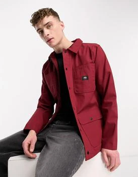 Vans | Vans drill chore lined jacket in burgundy 7.5折