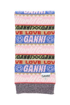 Ganni | GRAPHIC SCARF商品图片,额外6.5折, 额外六五折