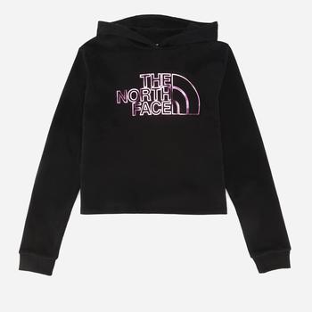 The North Face | The North Face Girls' Drew Peak Cropped Hoodie - Black商品图片,6折
