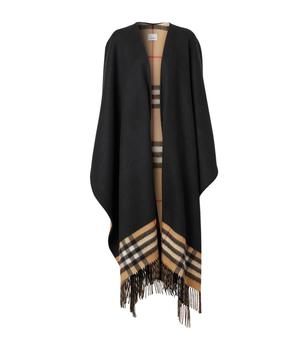 了解burberry大衣, Burberry | Cashmere-Wool Cape商品图片 