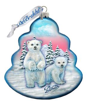 商品G. DeBrekht | Designocracy Polar Bear Tree Glass Ornament Holiday Splendor by G Debrekht,商家Premium Outlets,价格¥313图片