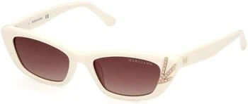 推荐Brown Gradient Cat Eye Ladies Sunglasses GM0822 25F 53商品