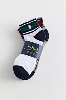 推荐Polo Ralph Lauren Multi Stripe Quarter Sock 6-Pack商品