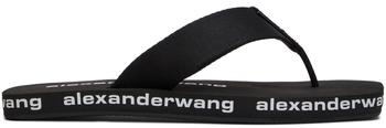 Alexander Wang | Black AW Flip Flop Sandals商品图片,
