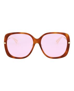 Gucci | Square-Frame Acetate Sunglasses商品图片,2.7折×额外9折, 独家减免邮费, 额外九折