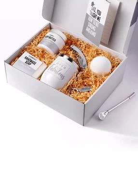 Lovery | Gifts for Dad, Personalized Gifts for Men, Birthday and Thank You Gifts, Spa Gift Set, Body Care Basket, 9 Piece,商家Macy's,价格¥262