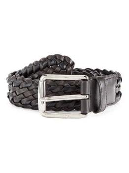 Tod's | Braided Leather Belt商品图片,3.1折×额外7.5折, 额外七五折