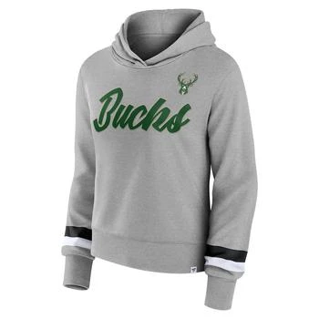 推荐Fanatics Bucks Halftime Pullover Hoodie - Women's商品