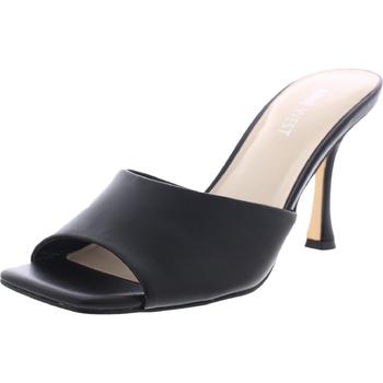 Nine West行李箱, Nine West | Nine West Womens Faux Leather Evening Slide Sandals商品图片 6.5折