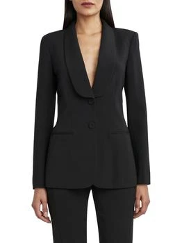 BCBG | Womens Shawl Collar Office Two-Button Blazer,商家Premium Outlets,价格¥976