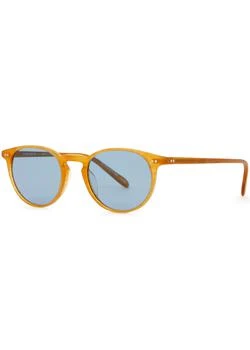 推荐Riley Sun round-frame sunglasses商品