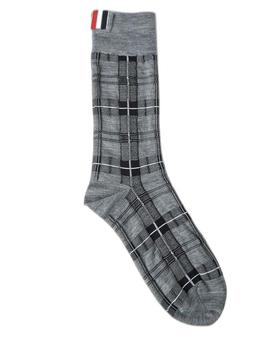 Thom Browne | Thom Browne Tartan Jacquard Socks商品图片,6.8折